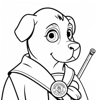 Brave Gryffindor Student Coloring Page 16773-14123