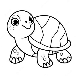 Cute Baby Turtle Coloring Page 16793-14138