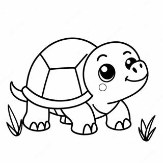 Cute Baby Turtle Coloring Page 16793-14139