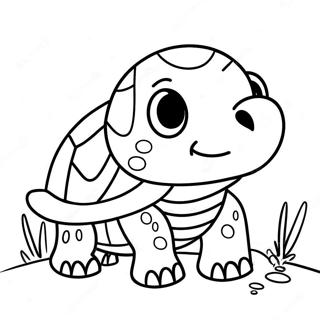 Cute Baby Turtle Coloring Page 16793-14140