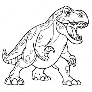 Giganotosaurus Roaring Coloring Page 16813-14154