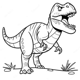 Giganotosaurus Roaring Coloring Page 16813-14155