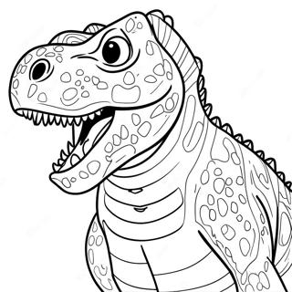 Giganotosaurus Roaring Coloring Page 16813-14156