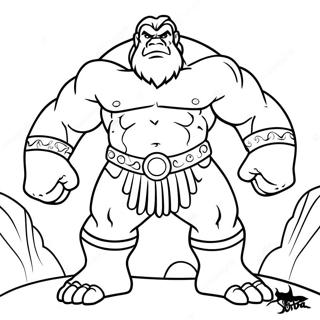 Goliath The Giant Coloring Page 16833-14177