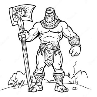 Goliath The Giant Coloring Page 16833-14178