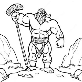 Goliath The Giant Coloring Page 16833-14180