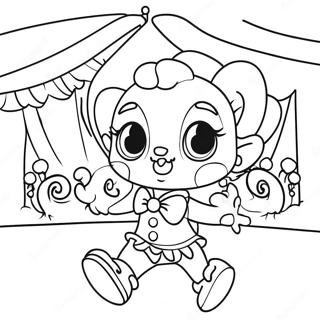 Circus Baby In Action Coloring Page 16843-14185