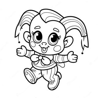 Circus Baby In Action Coloring Page 16843-14187