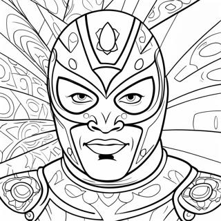 Rey Mysterio Coloring Page 16852-14190