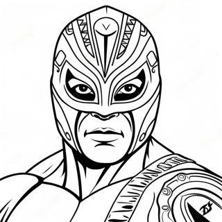 Rey Mysterio Coloring Page 16852-14191