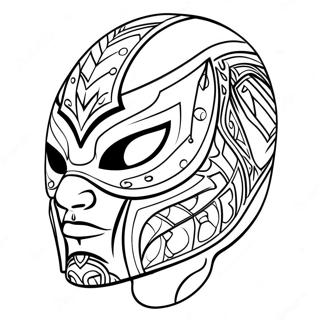 Rey Mysterio Mask Coloring Page 16853-14194