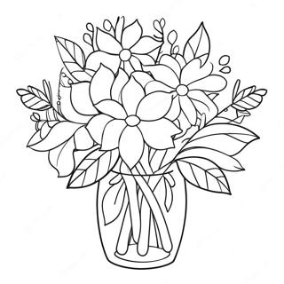 Flower Mothers Day Coloring Pages