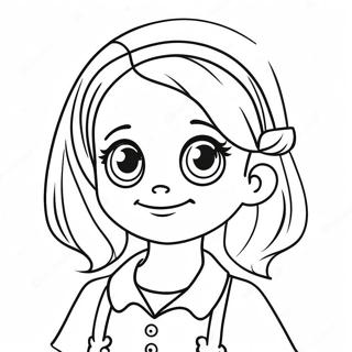 Cute Ela Character Coloring Page 16883-14220