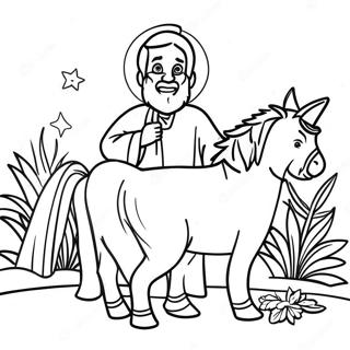 Palm Sunday Coloring Page 16903-14233