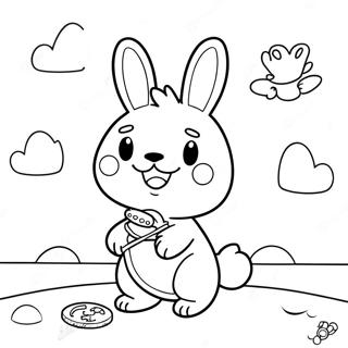 Pochacco Coloring Page 1691-1350