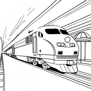 Amtrak Train Coloring Page 16932-14255