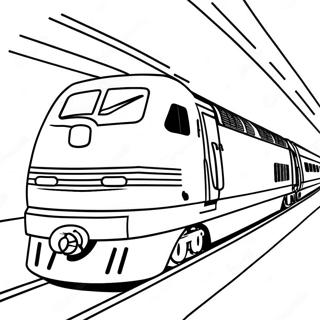 Amtrak Train Coloring Page 16932-14256