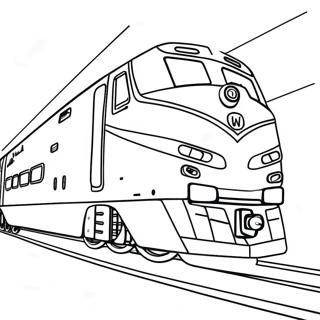 Colorful Amtrak Train Journey Coloring Page 16933-14257