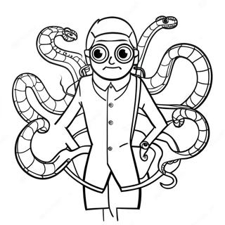 Doc Ock With Tentacles Coloring Page 16943-14266