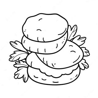 Chicken Nugget Coloring Pages