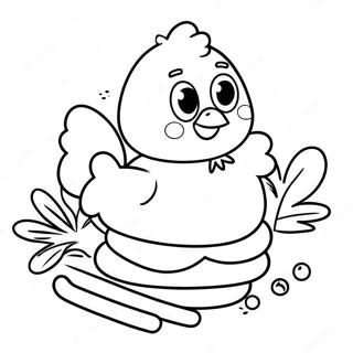 Chicken Nugget Coloring Page 16952-14270