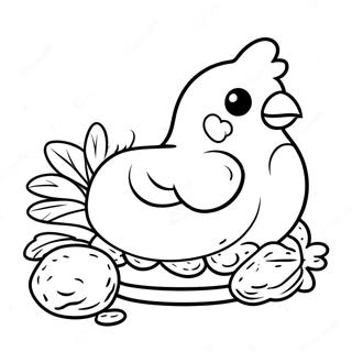 Chicken Nugget Coloring Page 16952-14271