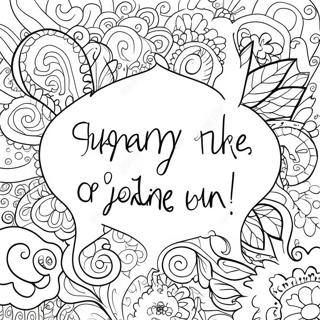 Humorous Funny Quote Coloring Page 16962-14278