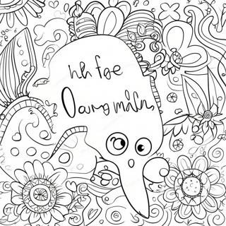 Witty Humorous Quote Coloring Page 16963-14282