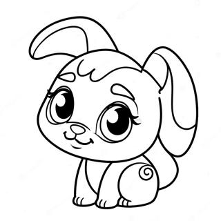 Adorable Littlest Pet Shop Puppy Coloring Page 16973-14290