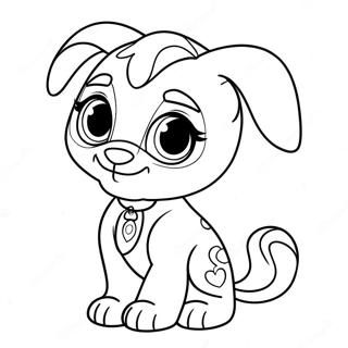 Adorable Littlest Pet Shop Puppy Coloring Page 16973-14291