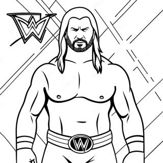 Wwe Coloring Page 16982-14296