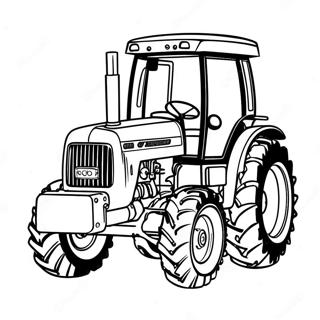 Case Tractor Coloring Pages