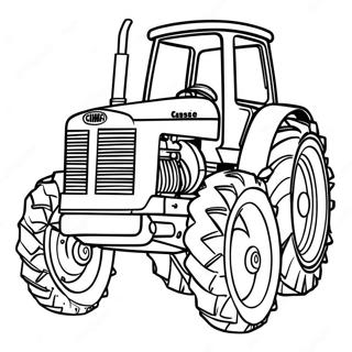 Case Tractor Coloring Page 17003-14302