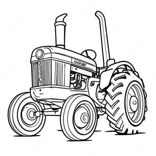 Case Tractor Coloring Page 17003-14303