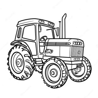 Case Tractor Coloring Page 17003-14304