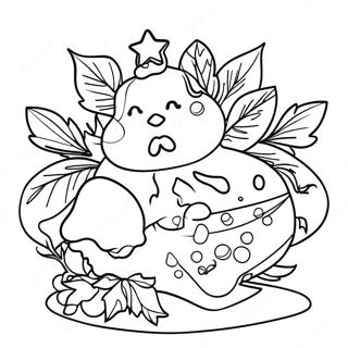 Festive Addition Christmas Coloring Page 17034-14331