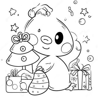 Festive Addition Christmas Coloring Page 17034-14332