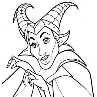 Maleficent Coloring Page 17043-14335