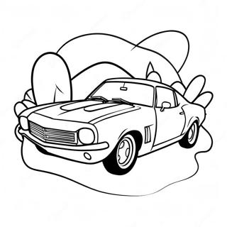 Easy Car Coloring Pages