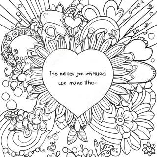 Positive Affirmations Coloring Page 17074-14361