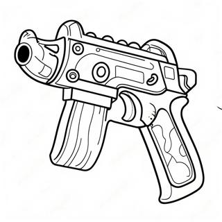 Epic Fortnite Weapon Coloring Page 17084-14369