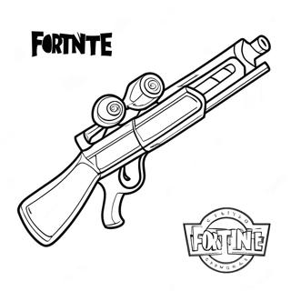 Epic Fortnite Weapon Coloring Page 17084-14371