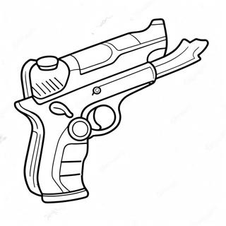 Epic Fortnite Weapon Coloring Page 17084-14372