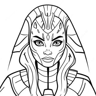 Ahsoka Tano Coloring Pages