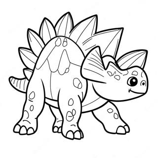 Stegosaurus Coloring Pages