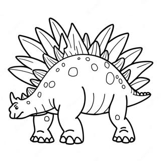 Stegosaurus Coloring Page 17103-14382