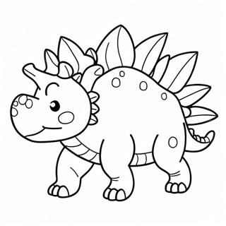 Stegosaurus Coloring Page 17103-14383