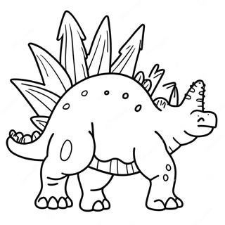 Stegosaurus Coloring Page 17103-14384