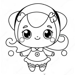 Kawaii Cute Anime Coloring Pages