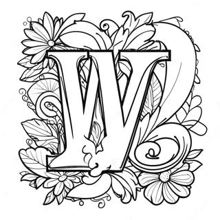 Letter W Coloring Pages